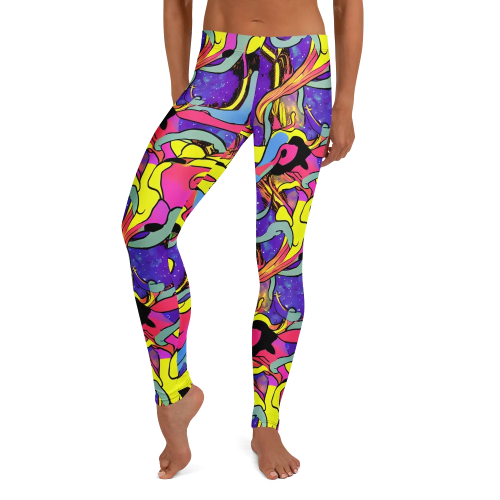 Pop Inferno on Leggings — Front