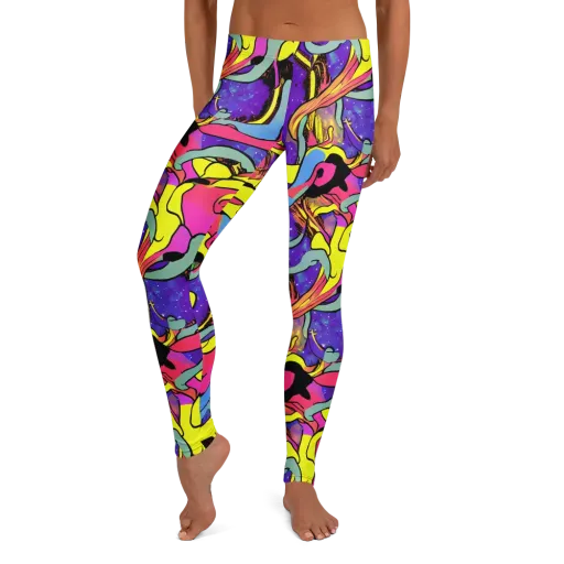 Pop Inferno on a Leggings