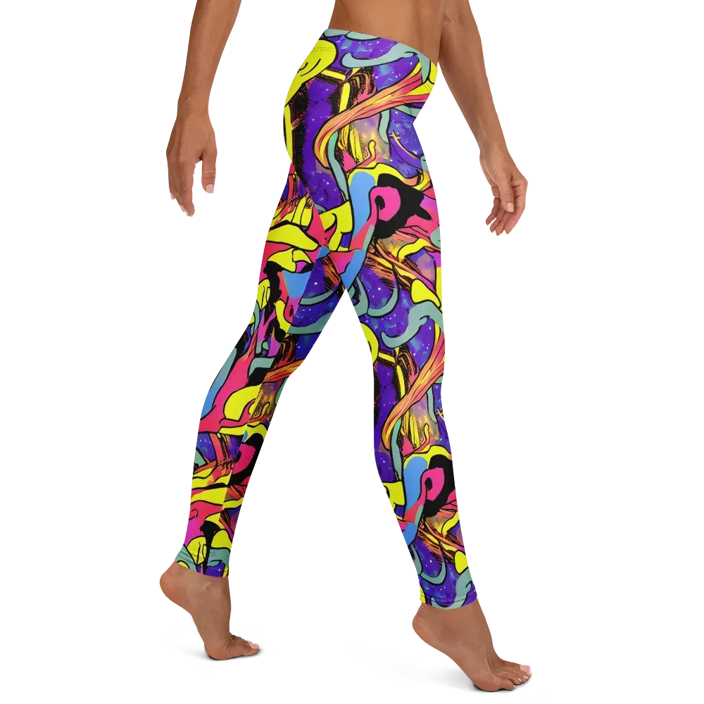 Pop Inferno on Leggings — Right