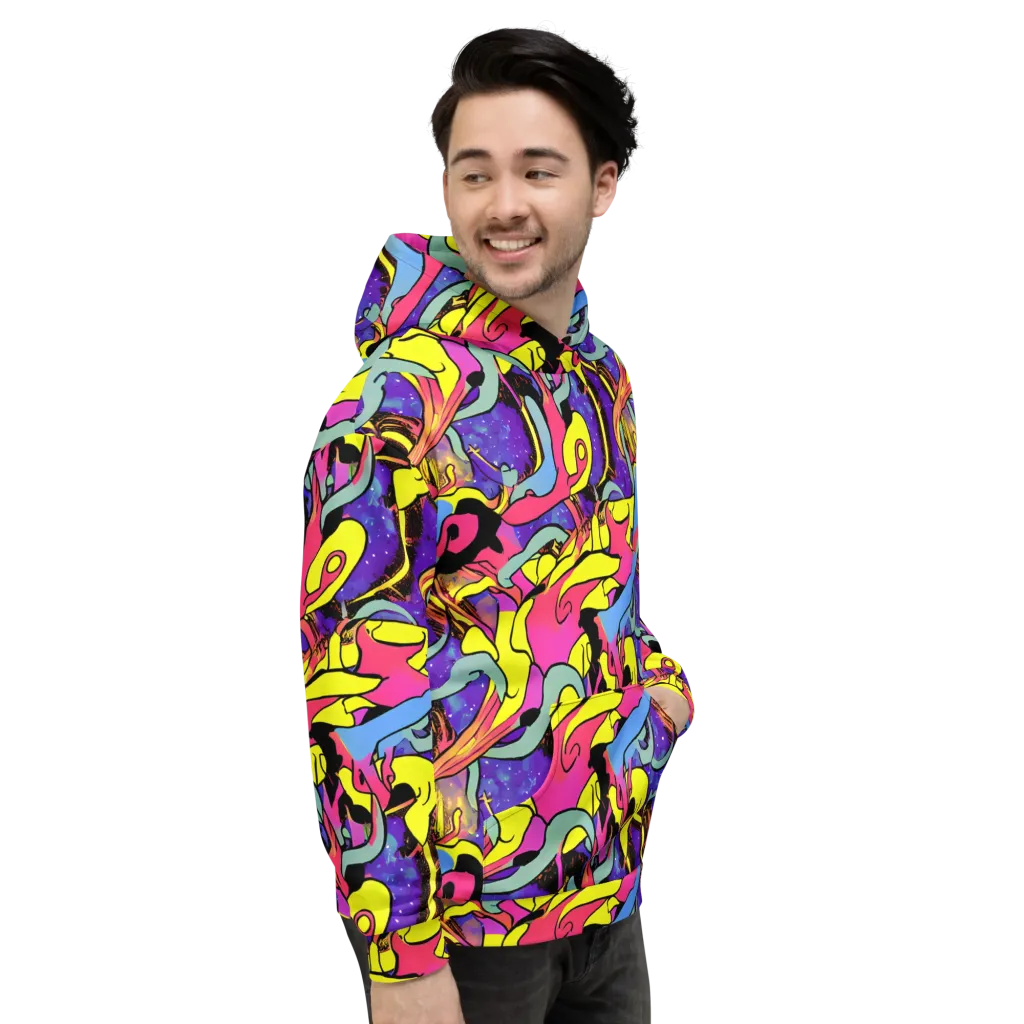 Pop Inferno on Hoodie — Right