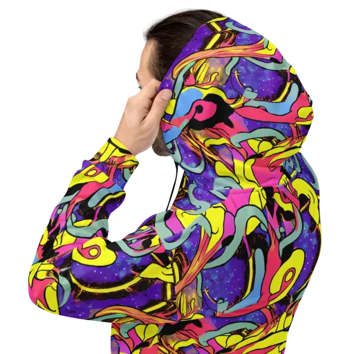 Pop Inferno on a Hoodie