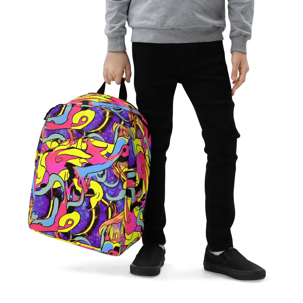 Pop Inferno on Minimalist Backpack — Zoomed-in