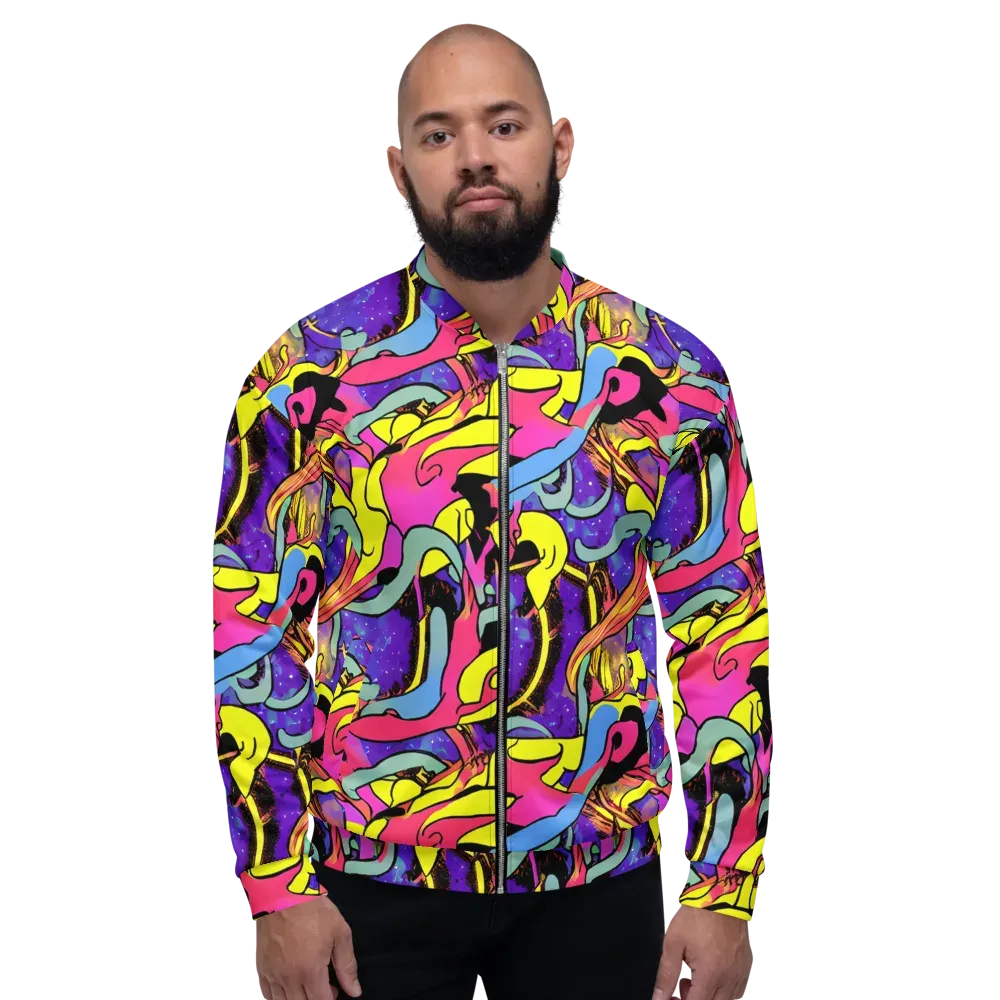 Pop Inferno on Bomber Jacket — Front