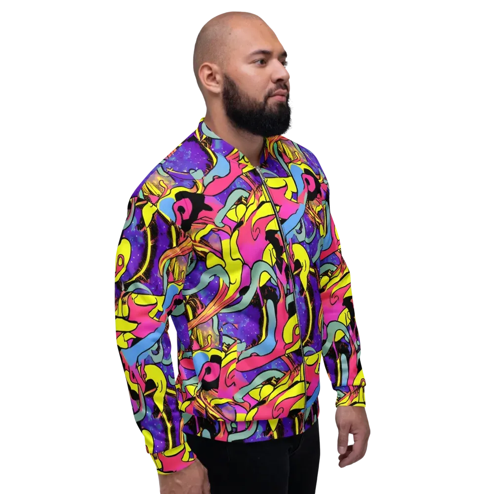 Pop Inferno on Bomber Jacket — Right