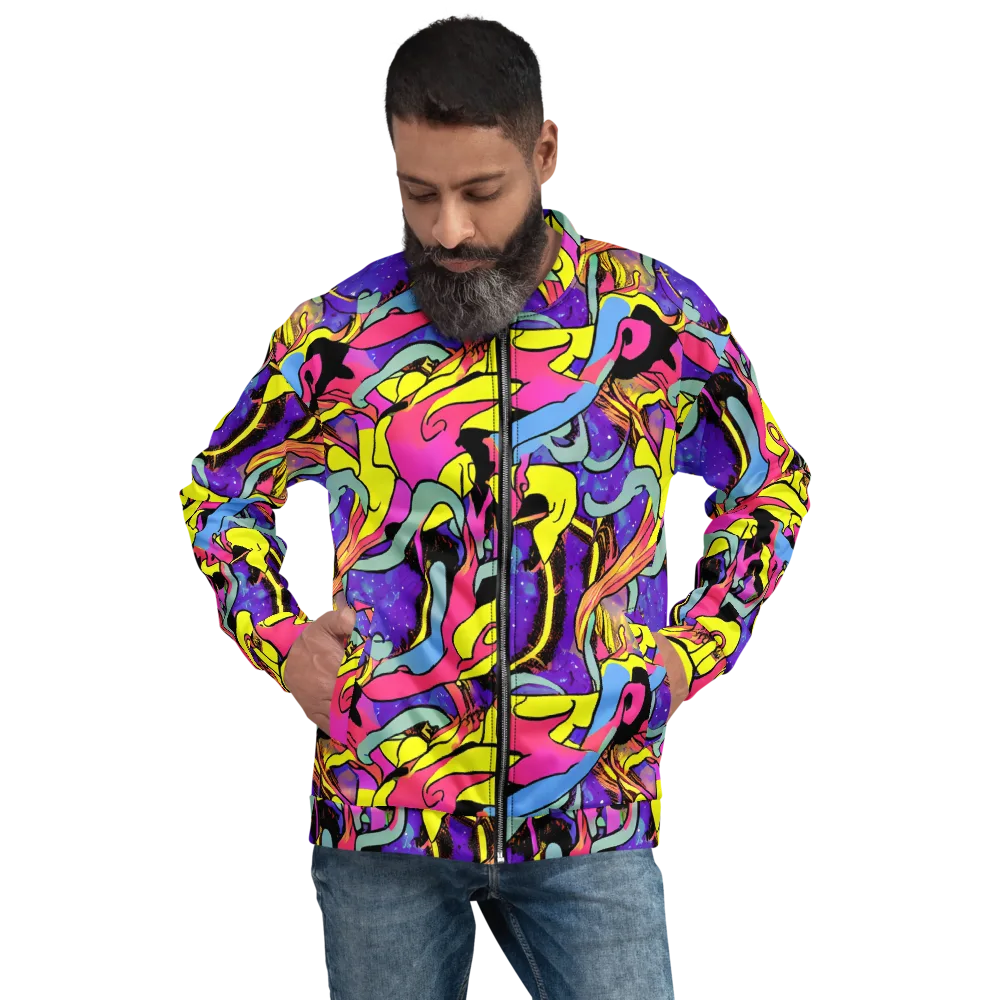 Pop Inferno on Bomber Jacket — Front