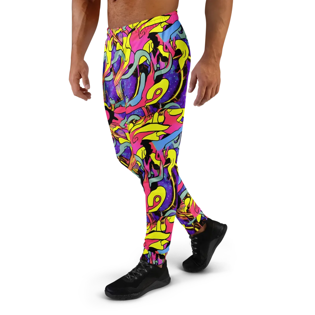 Pop Inferno on Men's Joggers — Left
