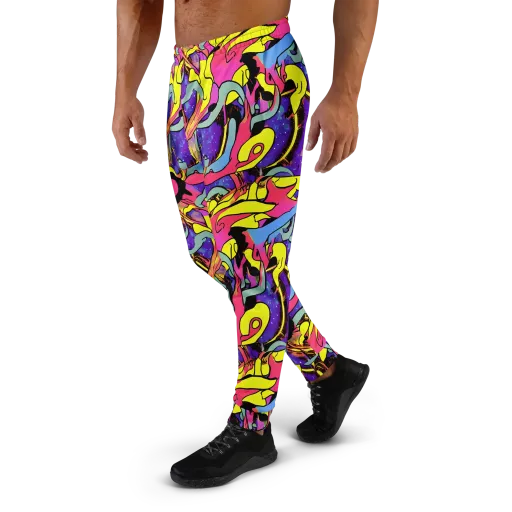 Pop Inferno on a Men's Joggers