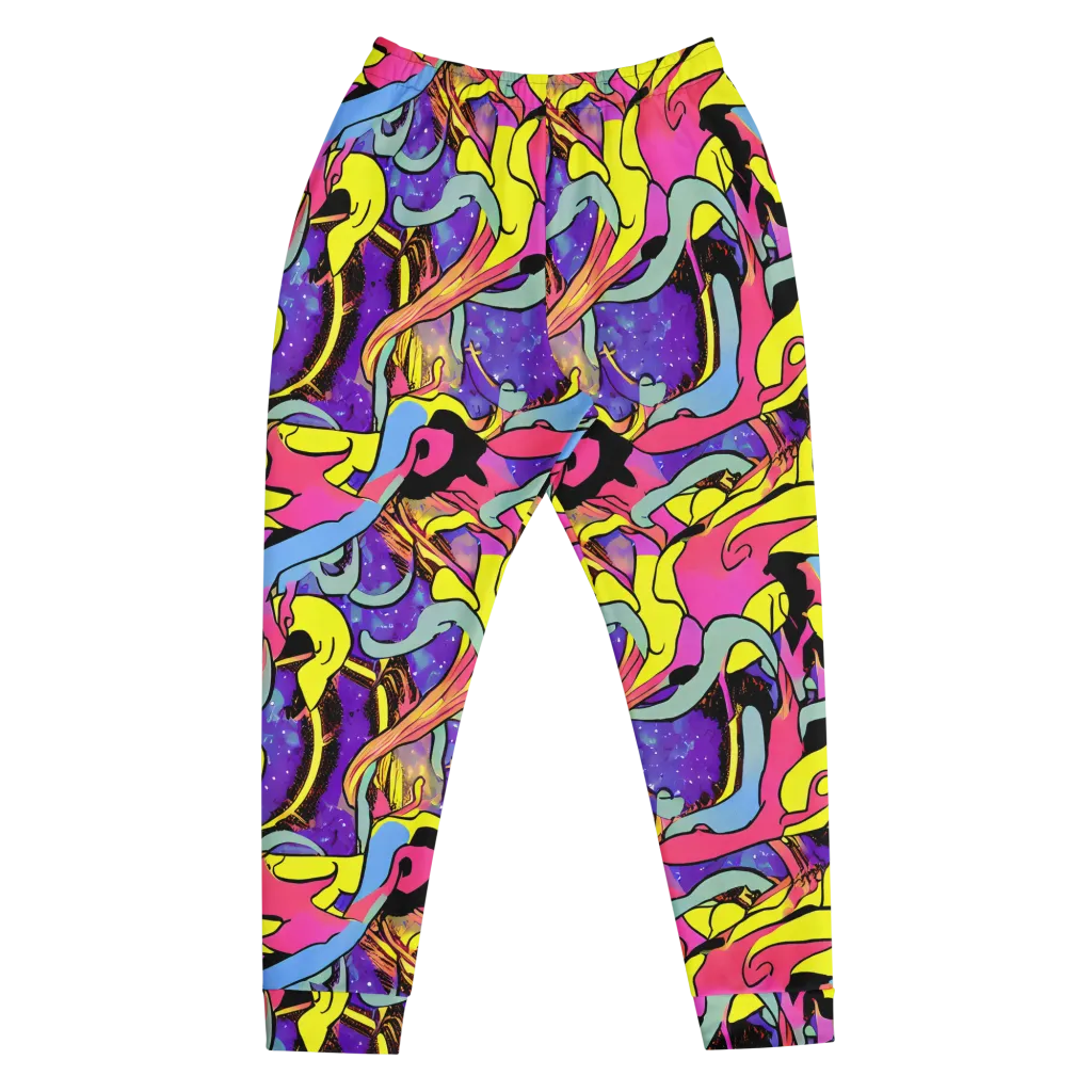 Pop Inferno on Men's Joggers — Front
