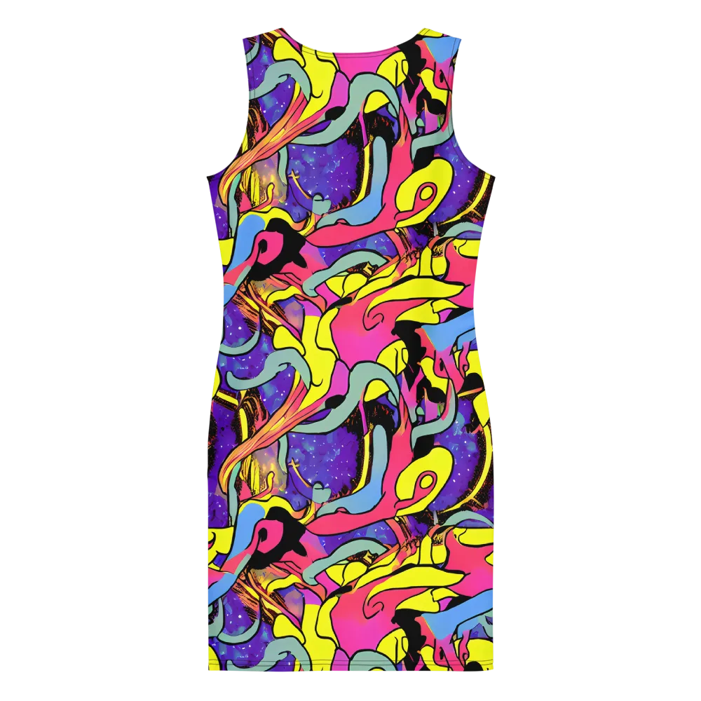 Pop Inferno on Bodycon Dress — Back