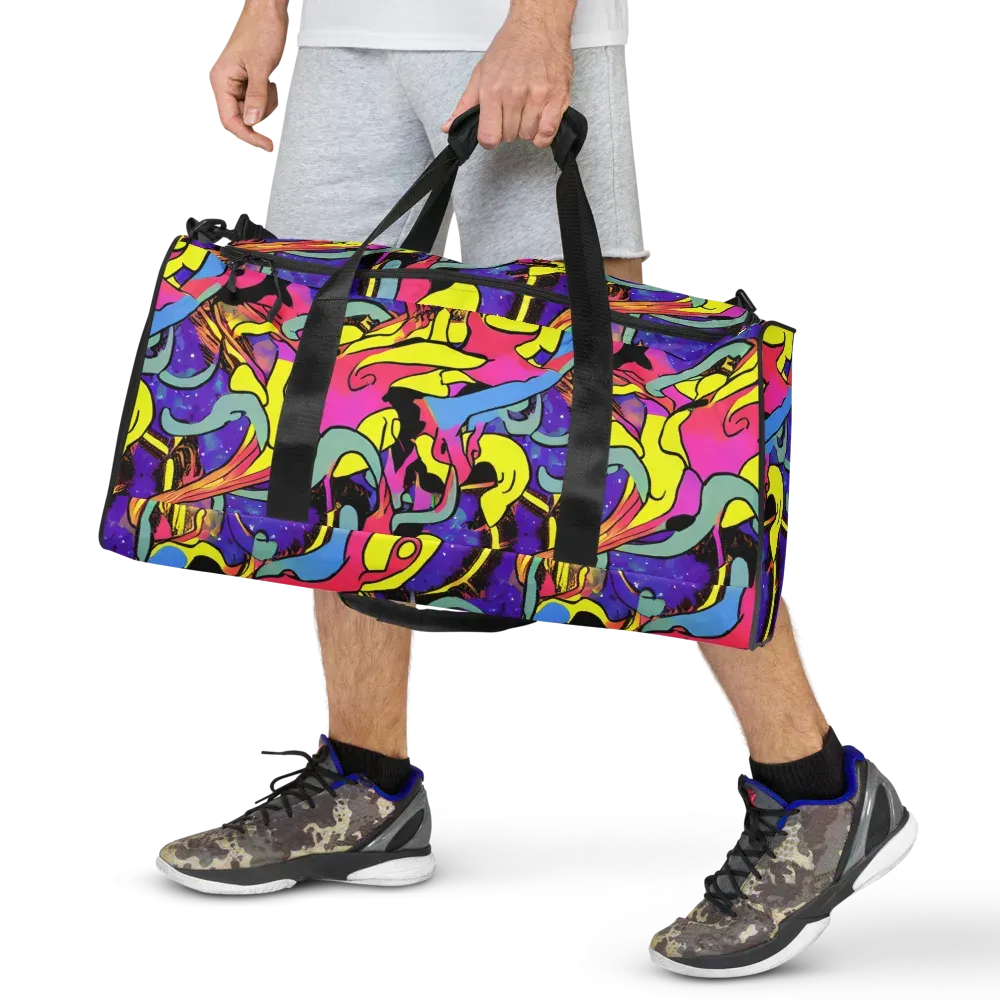 Pop Inferno on Duffle Bag — Front