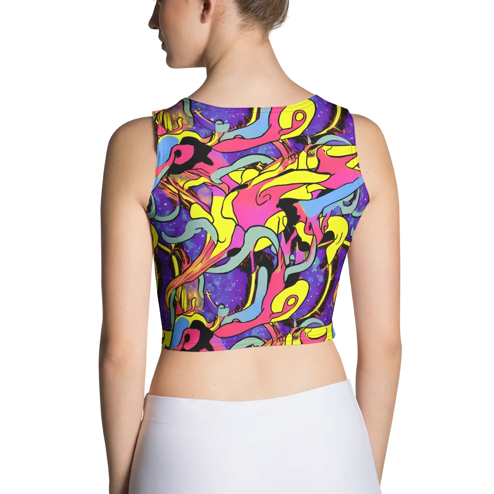 Pop Inferno on Crop Top — Back