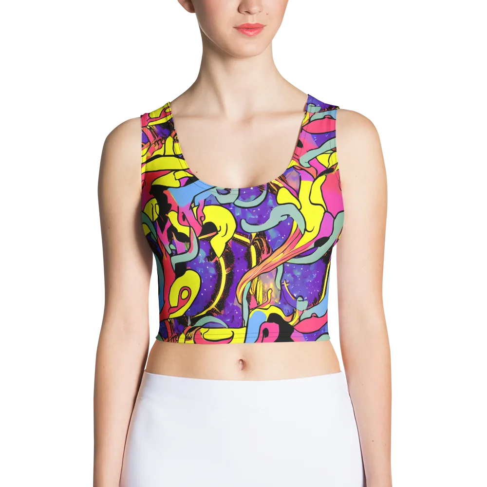 Pop Inferno on Crop Top — Front