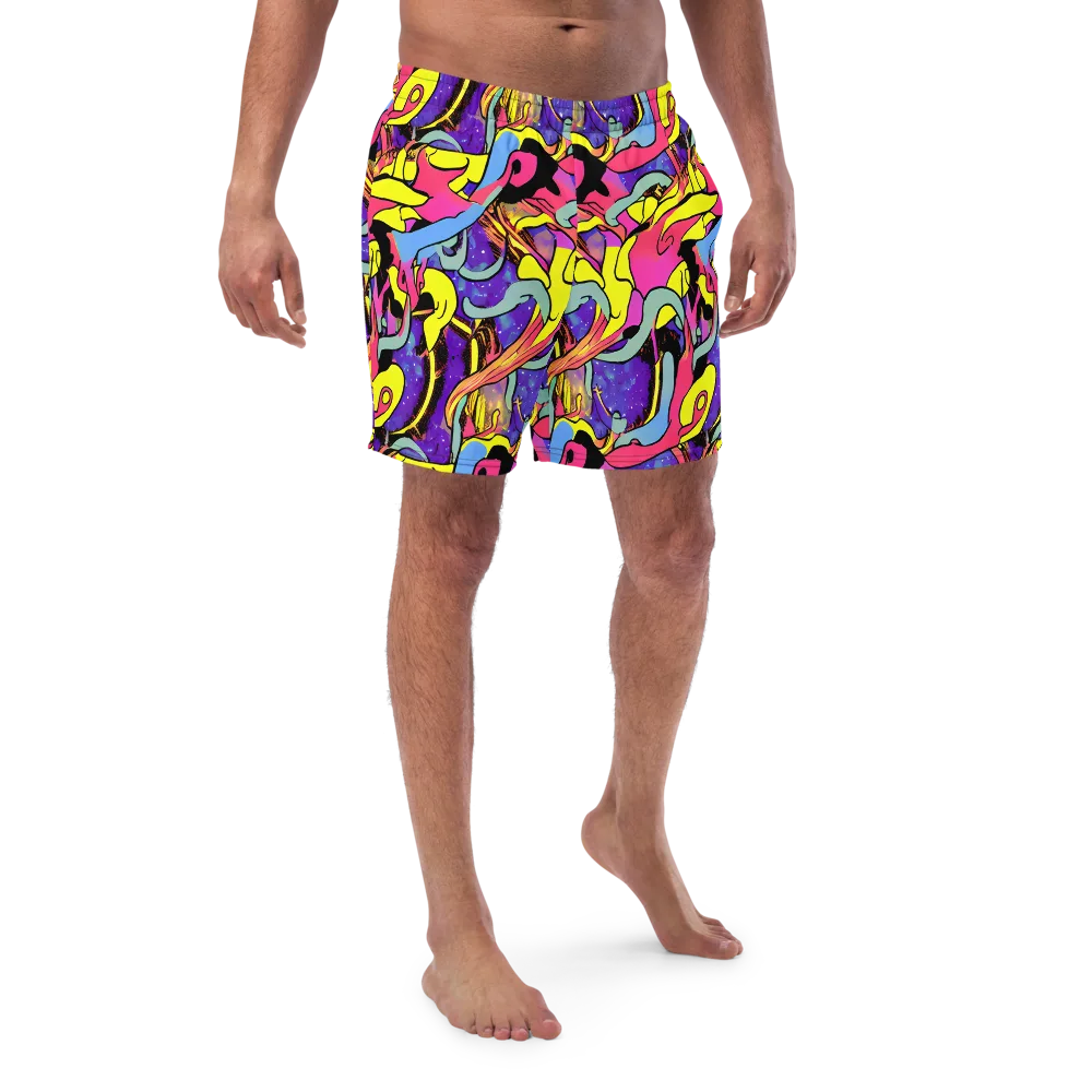 Pop Inferno on Swim Trunks — Front
