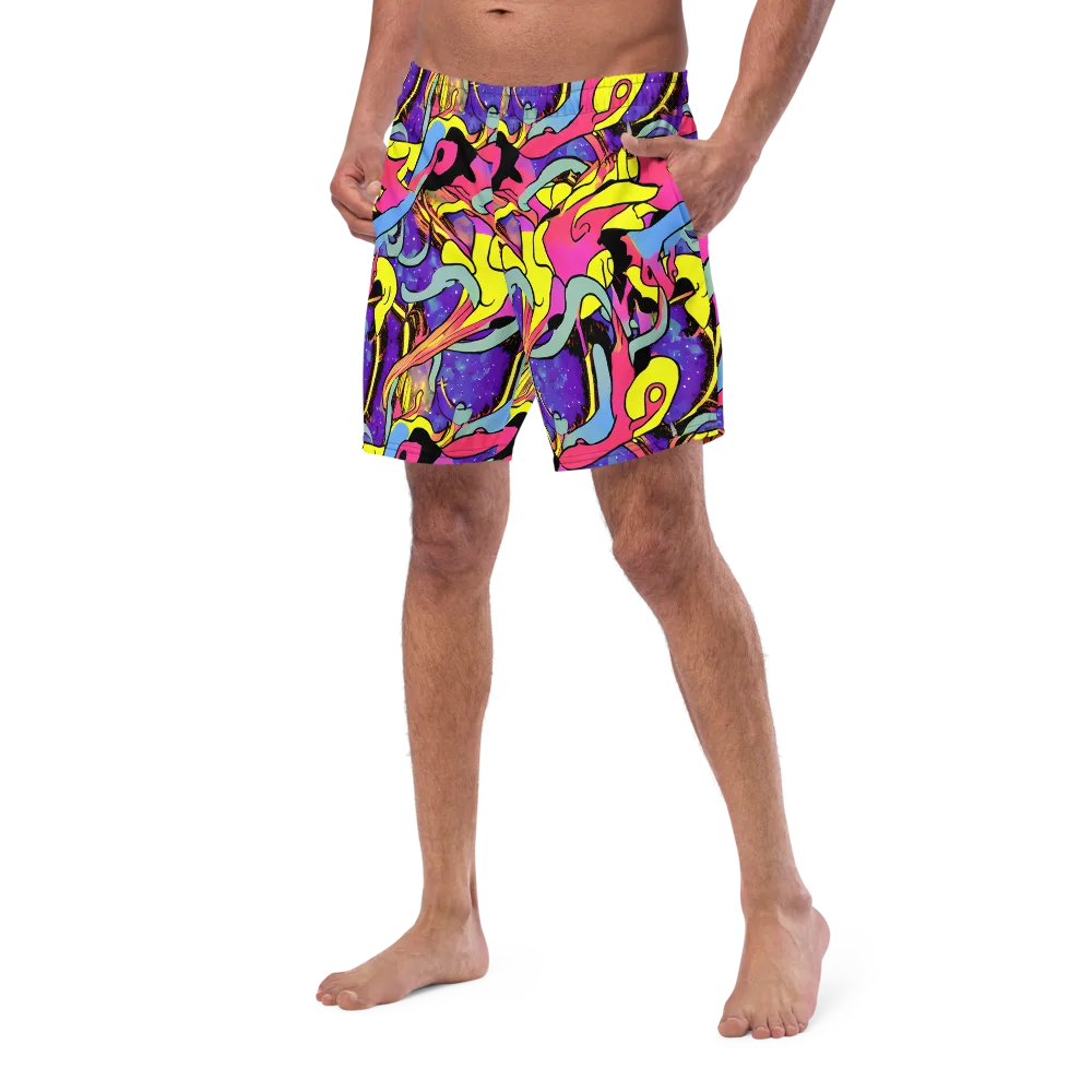 Pop Inferno on Swim Trunks — Left Front