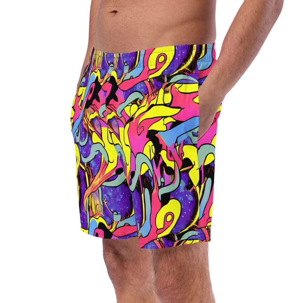 Pop Inferno on Swim Trunks — Left Front