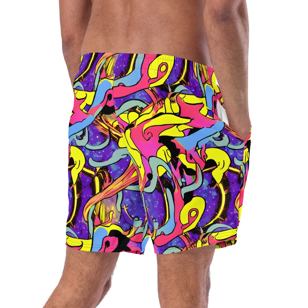 Pop Inferno on Swim Trunks — Right Back