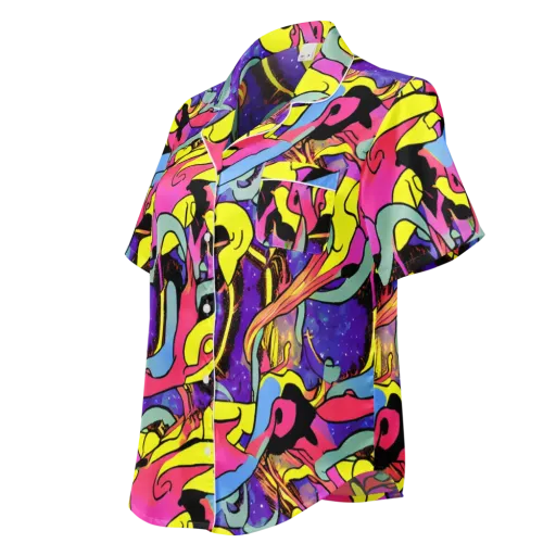Pop Inferno on a Women's Short Sleeve Pajama Top