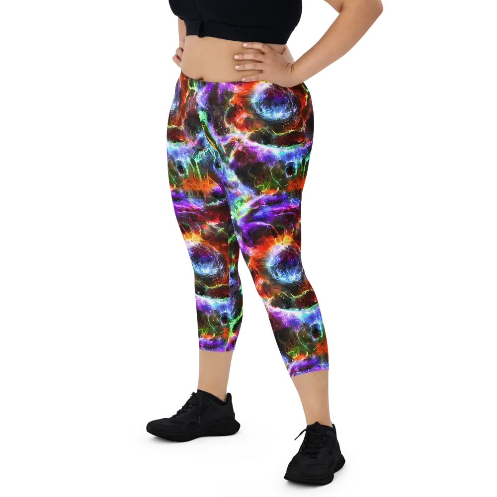 Aurora Inferno on Capri Leggings — Front