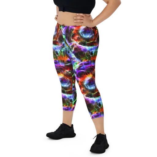 Aurora Inferno on a Capri Leggings