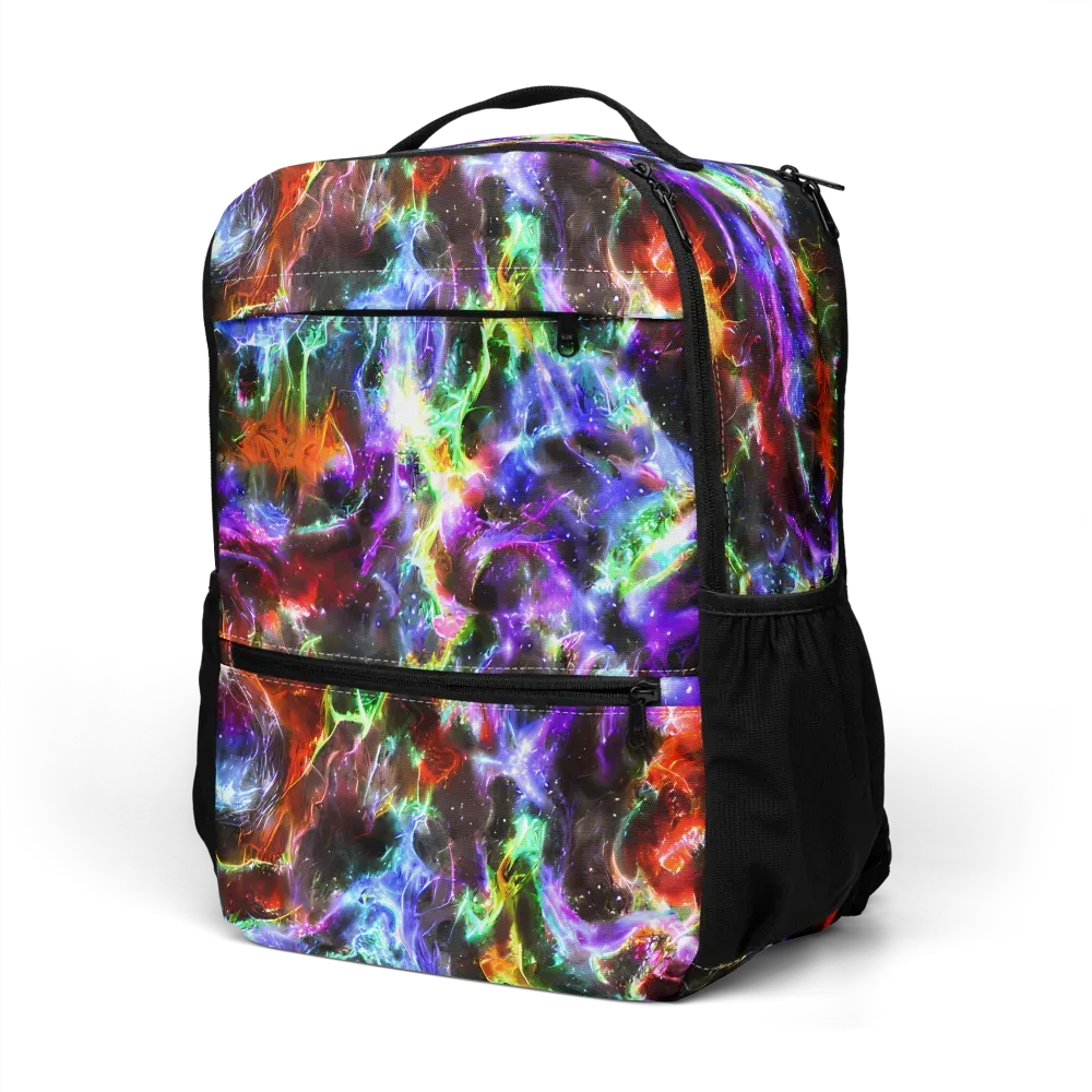Aurora Inferno on Utility Backpack — Left Front