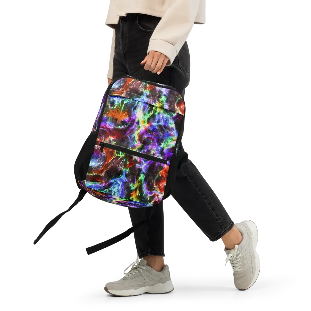 Aurora Inferno on Utility Backpack — Front