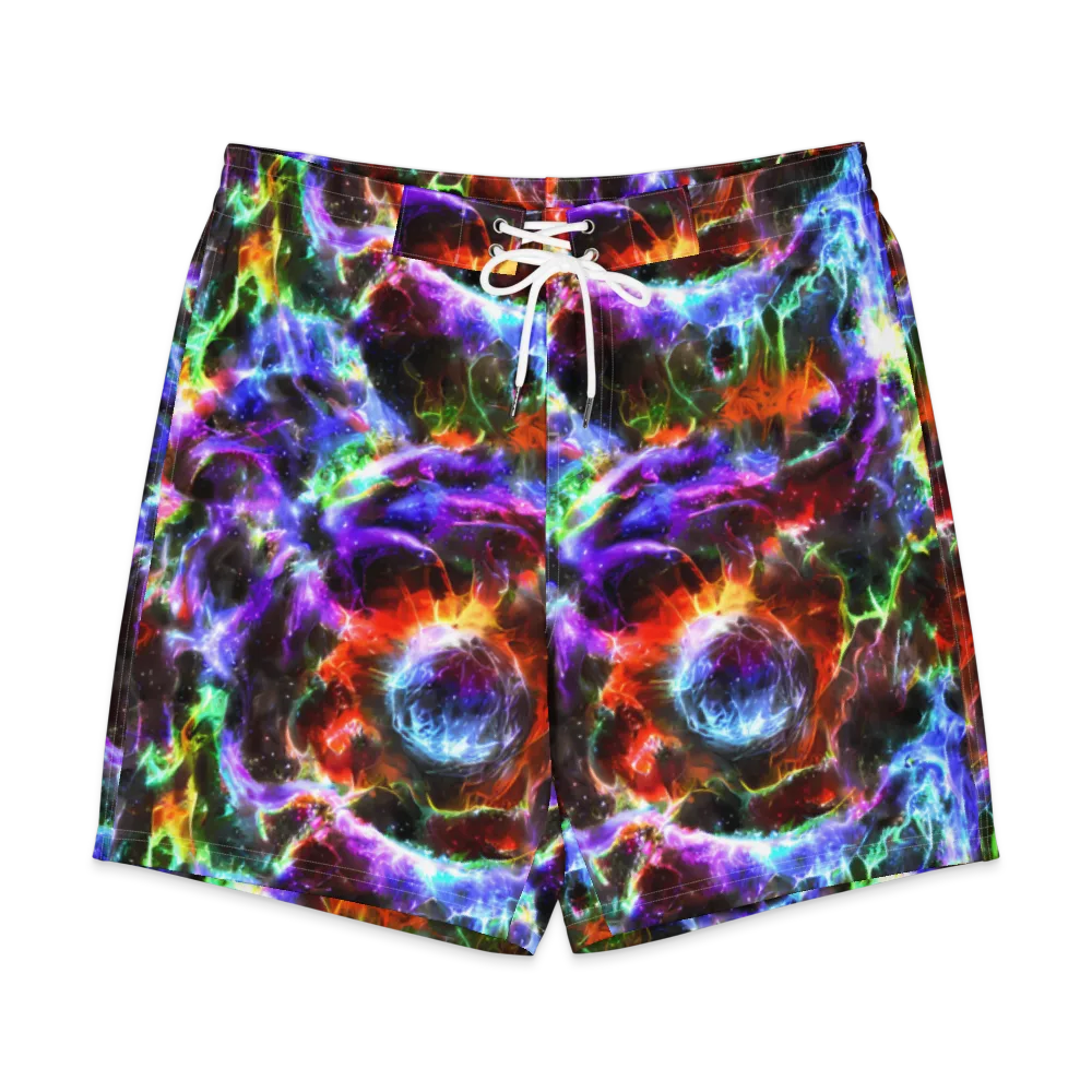 Aurora Inferno on Men's Board Shorts — Front