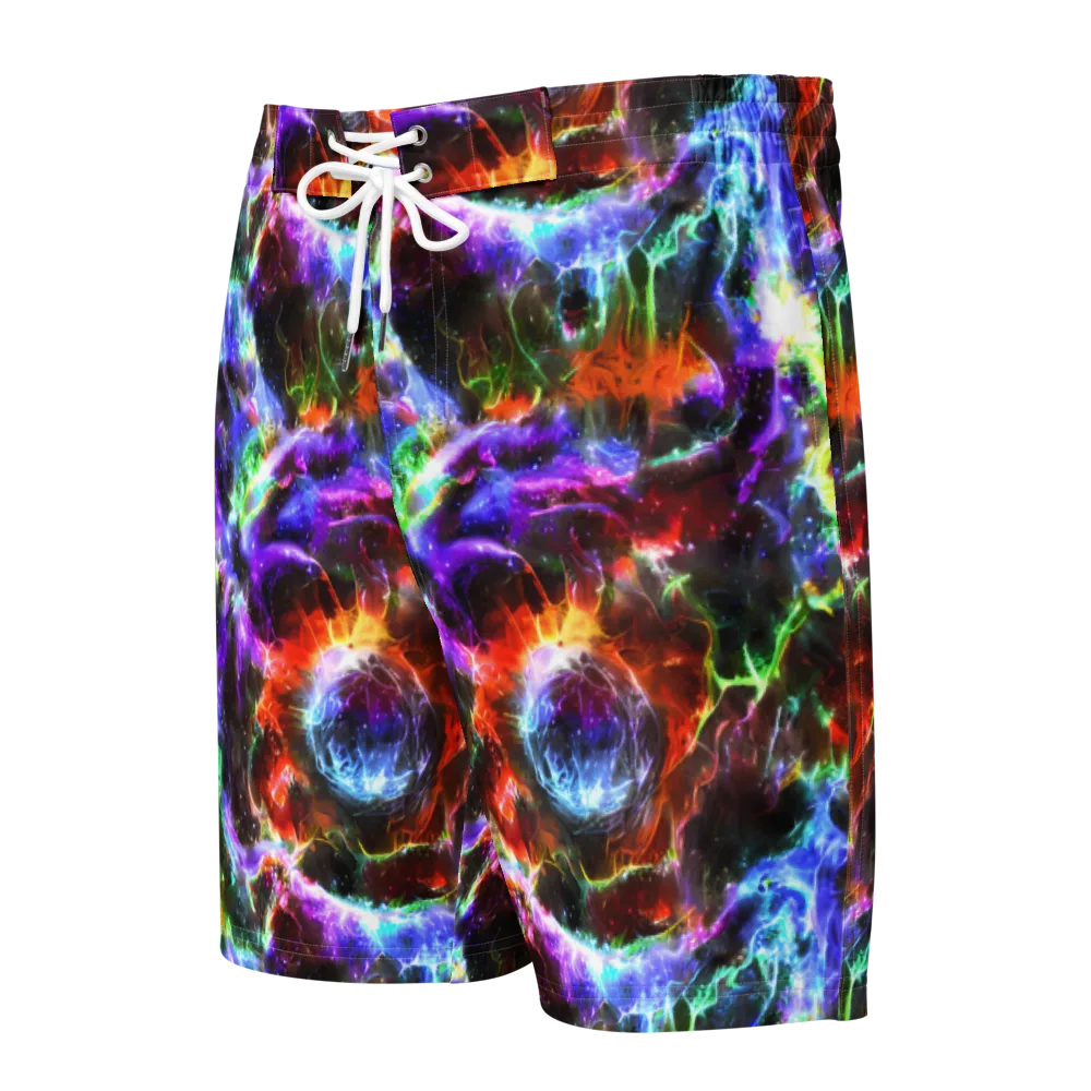 Aurora Inferno on Men's Board Shorts — Front