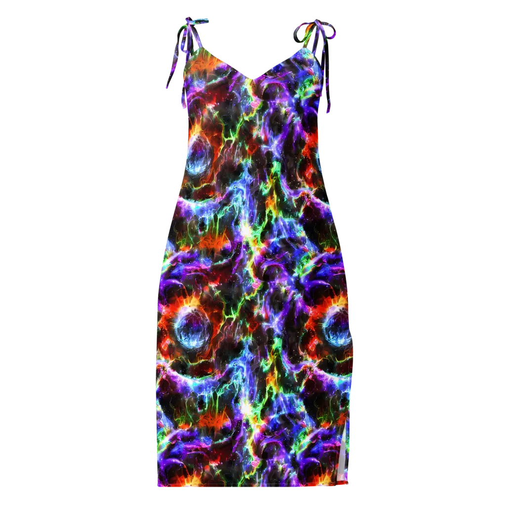 Aurora Inferno on Slip Dress — Front