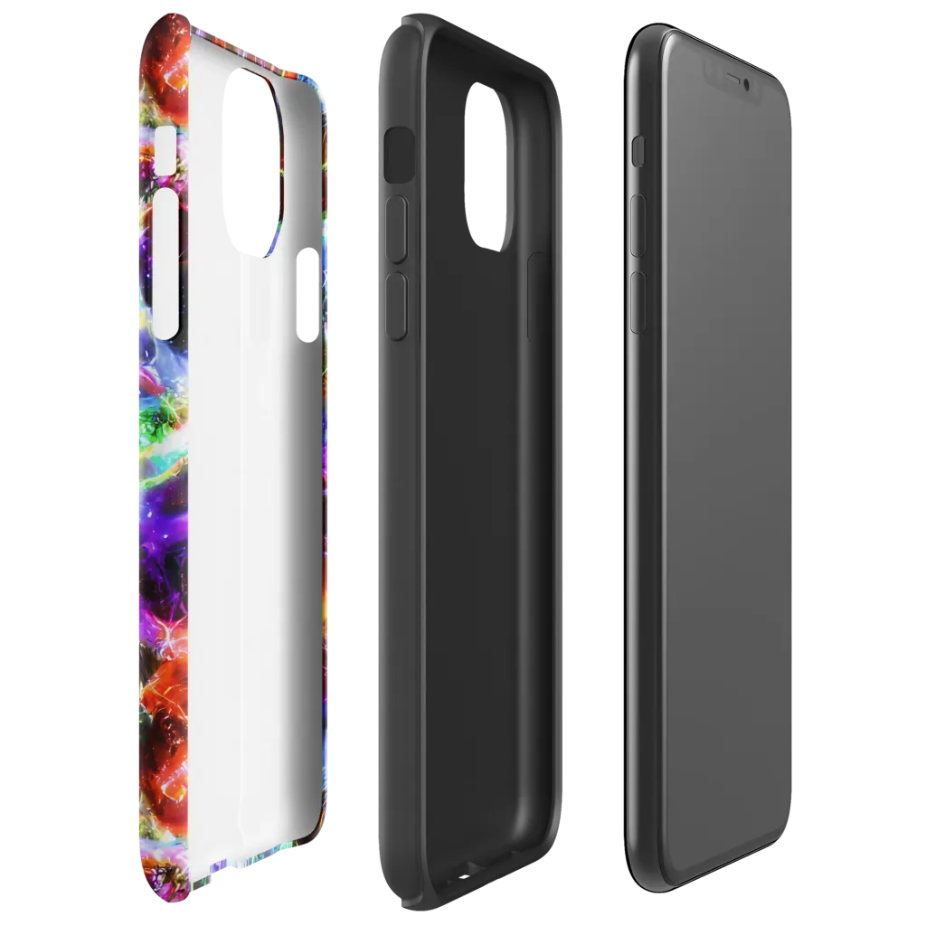 Aurora Inferno on Tough Case for iPhone® — Right