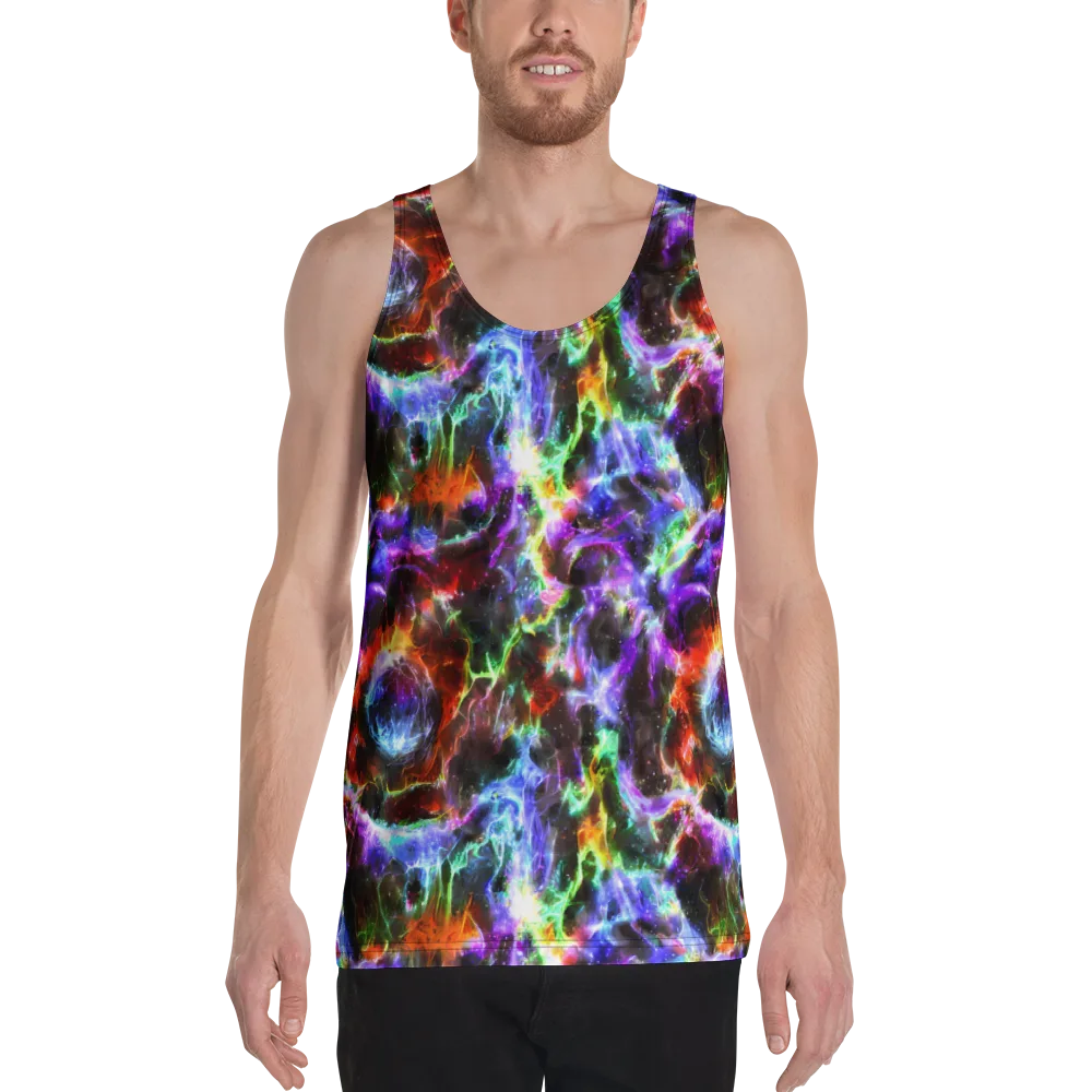 Aurora Inferno on Men's Tank Top — Front