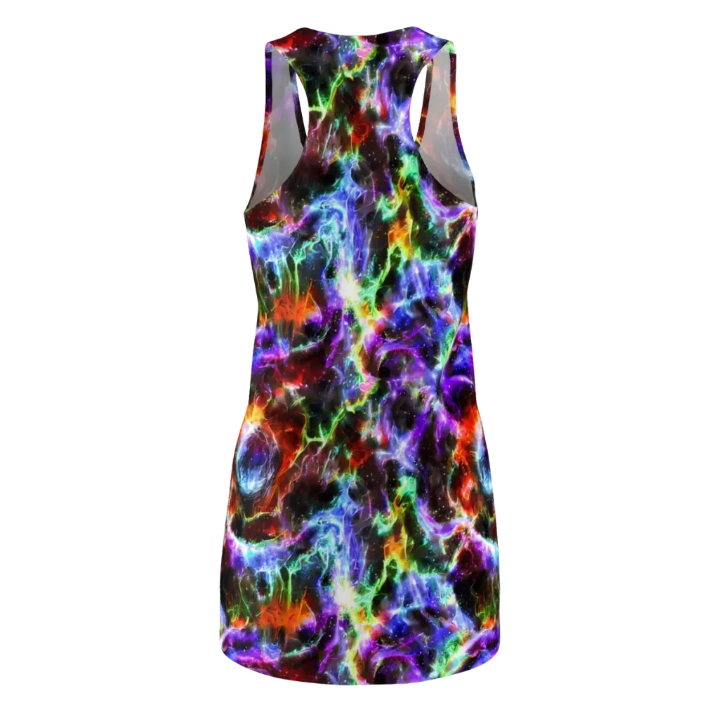 Aurora Inferno on Racerback Dress — Back
