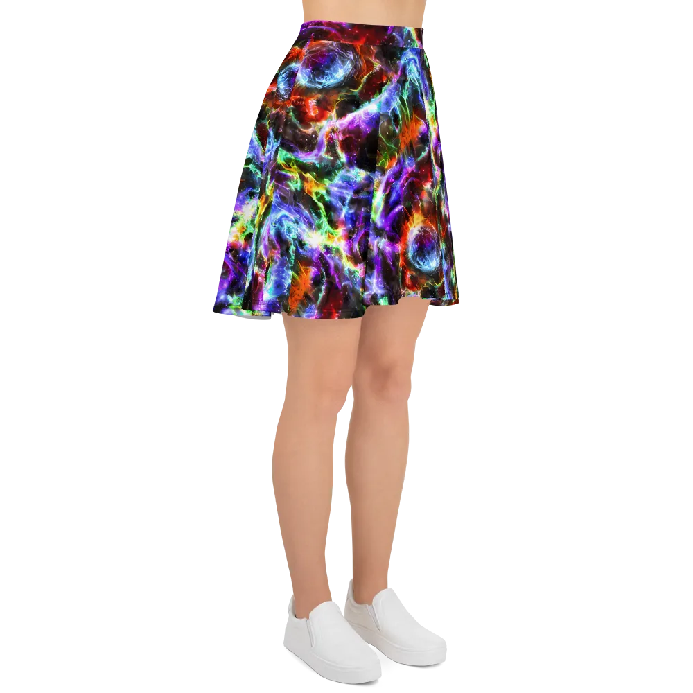 Aurora Inferno on Skater Skirt — Right