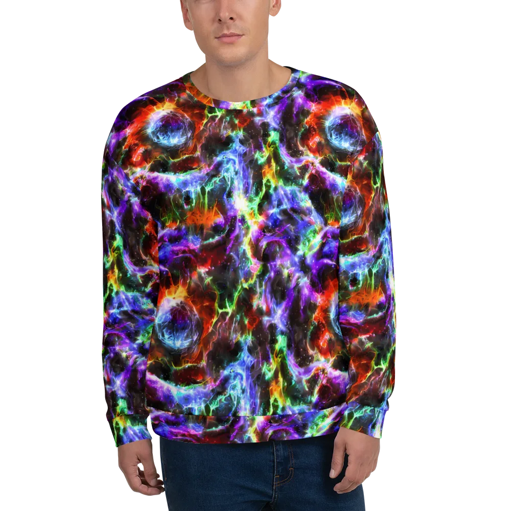 Aurora Inferno on Sweatshirt — Front