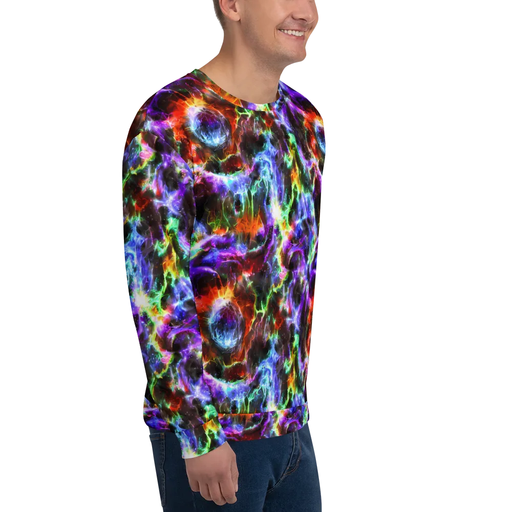 Aurora Inferno on Sweatshirt — Right Front