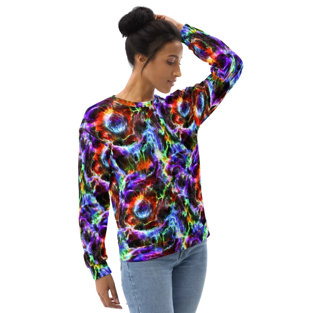 Aurora Inferno on Sweatshirt — Right Front