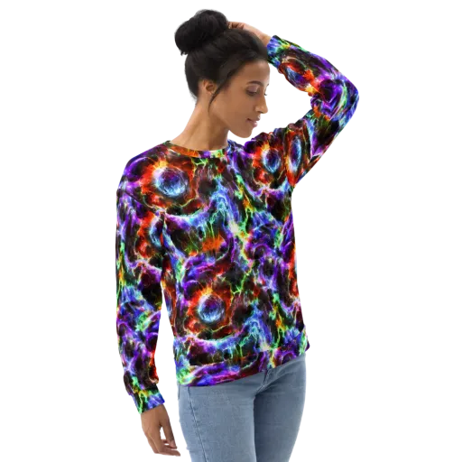 Aurora Inferno on a Sweatshirt