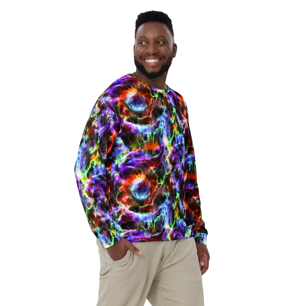 Aurora Inferno on Sweatshirt — Front