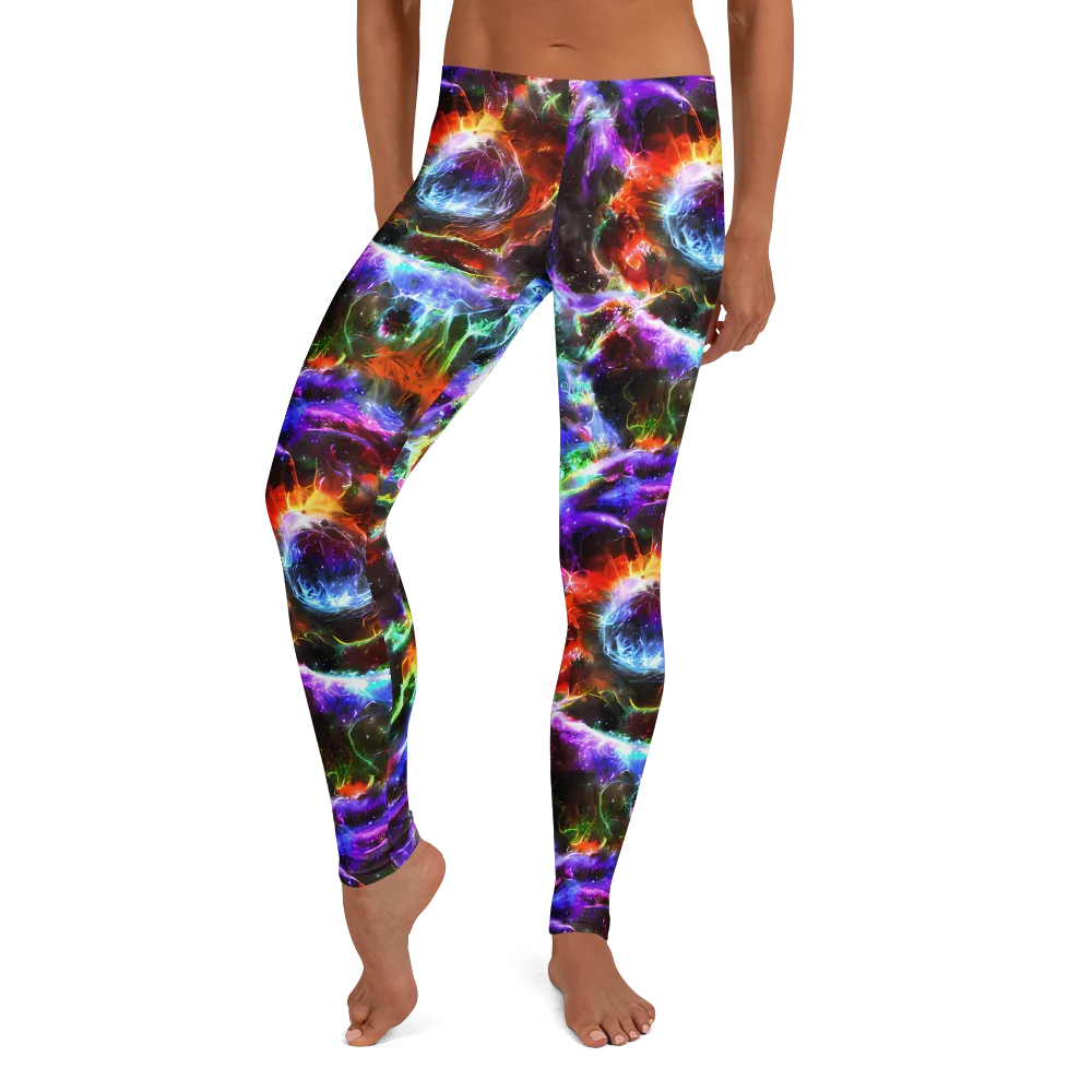 Aurora Inferno on Leggings — Front