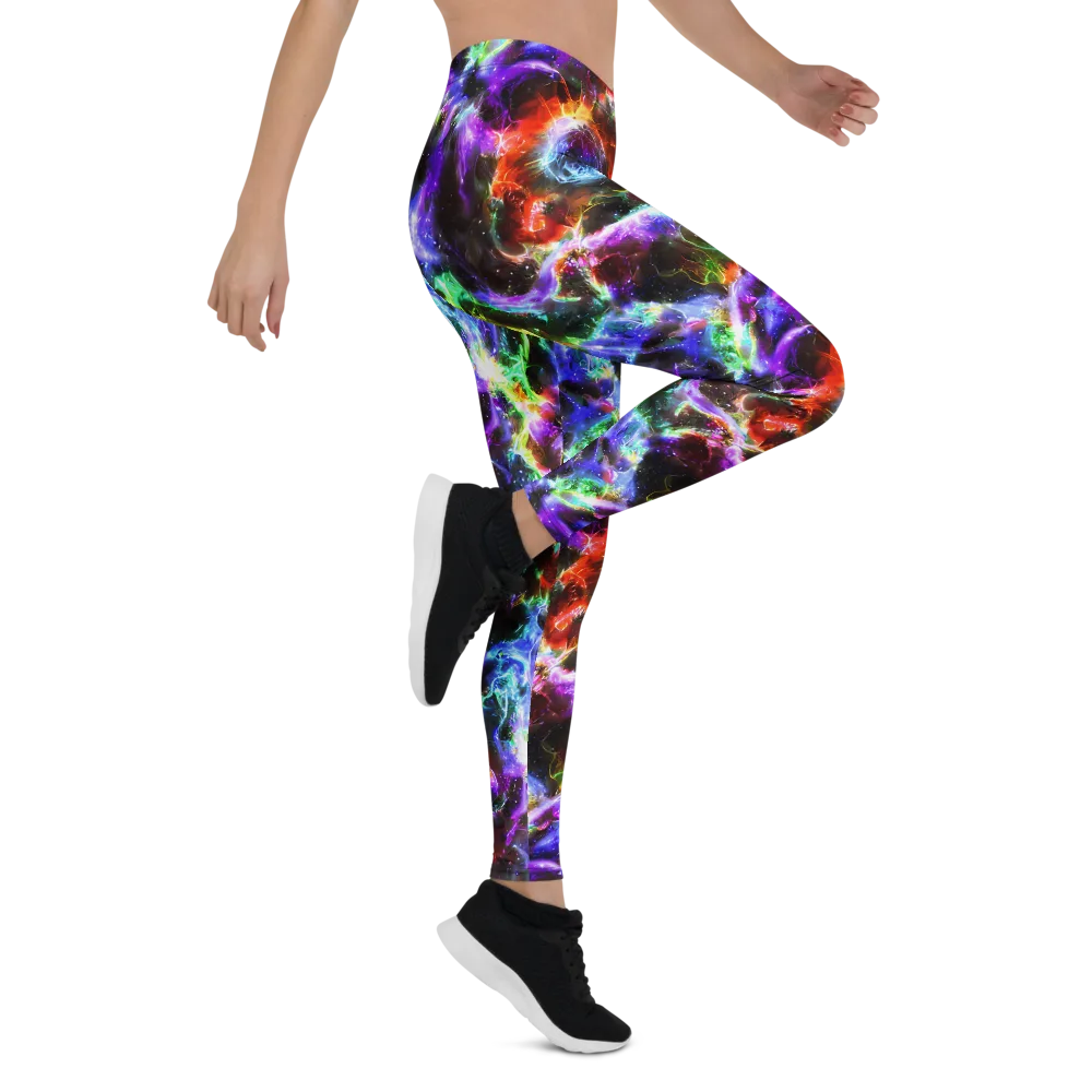 Aurora Inferno on Leggings — Right