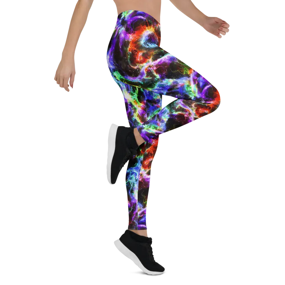 Aurora Inferno on Leggings — Right