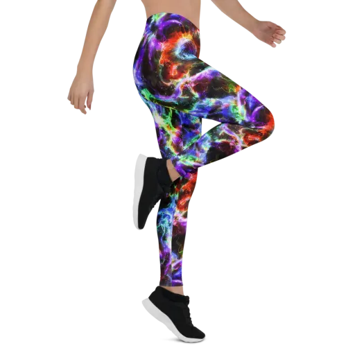 Aurora Inferno on a Leggings