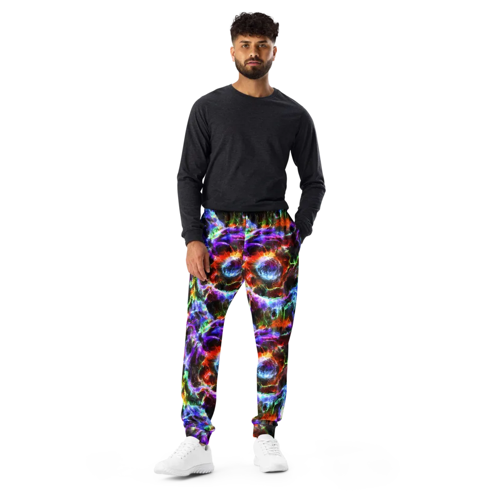 Aurora Inferno on Men's Joggers — Front