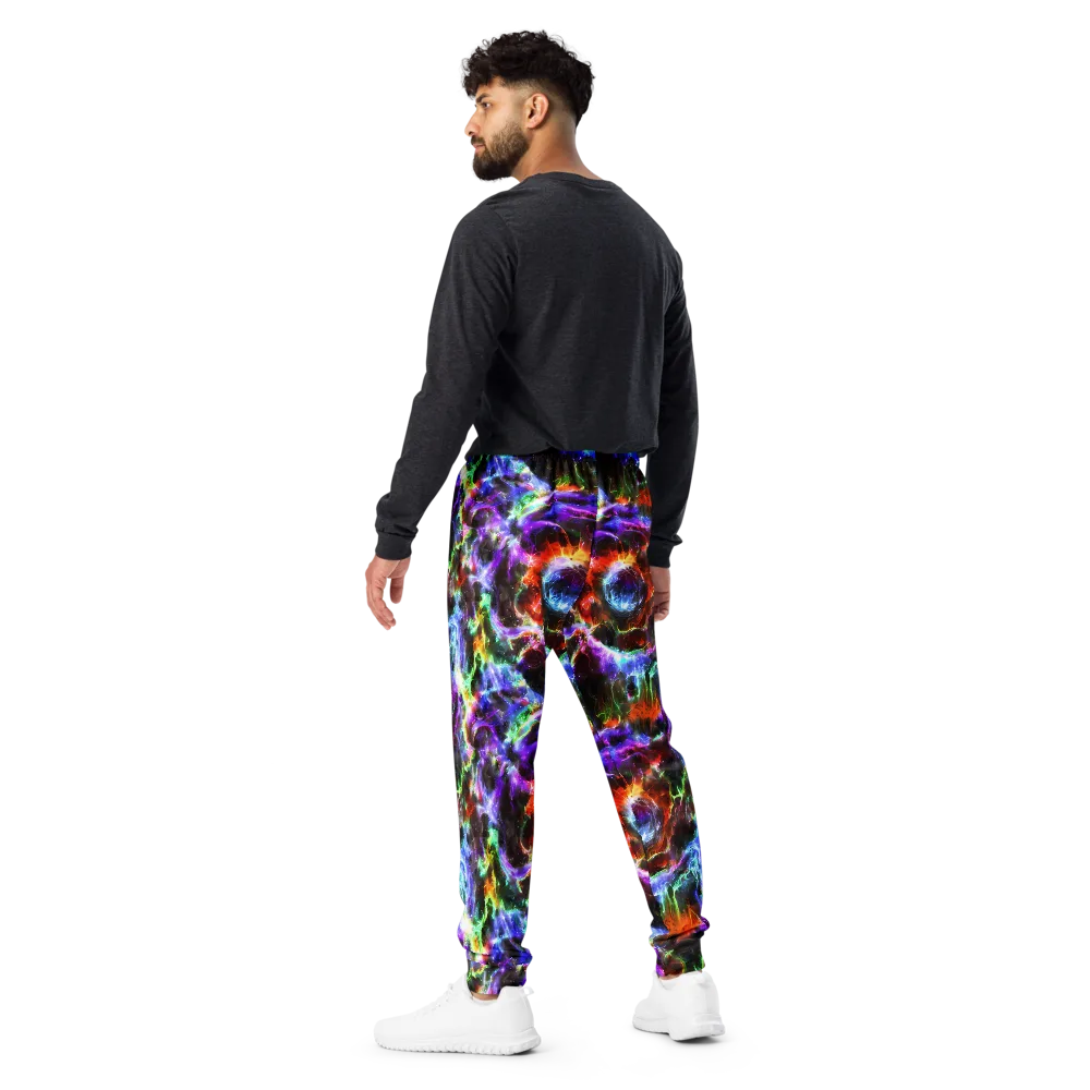 Aurora Inferno on Men's Joggers — Back