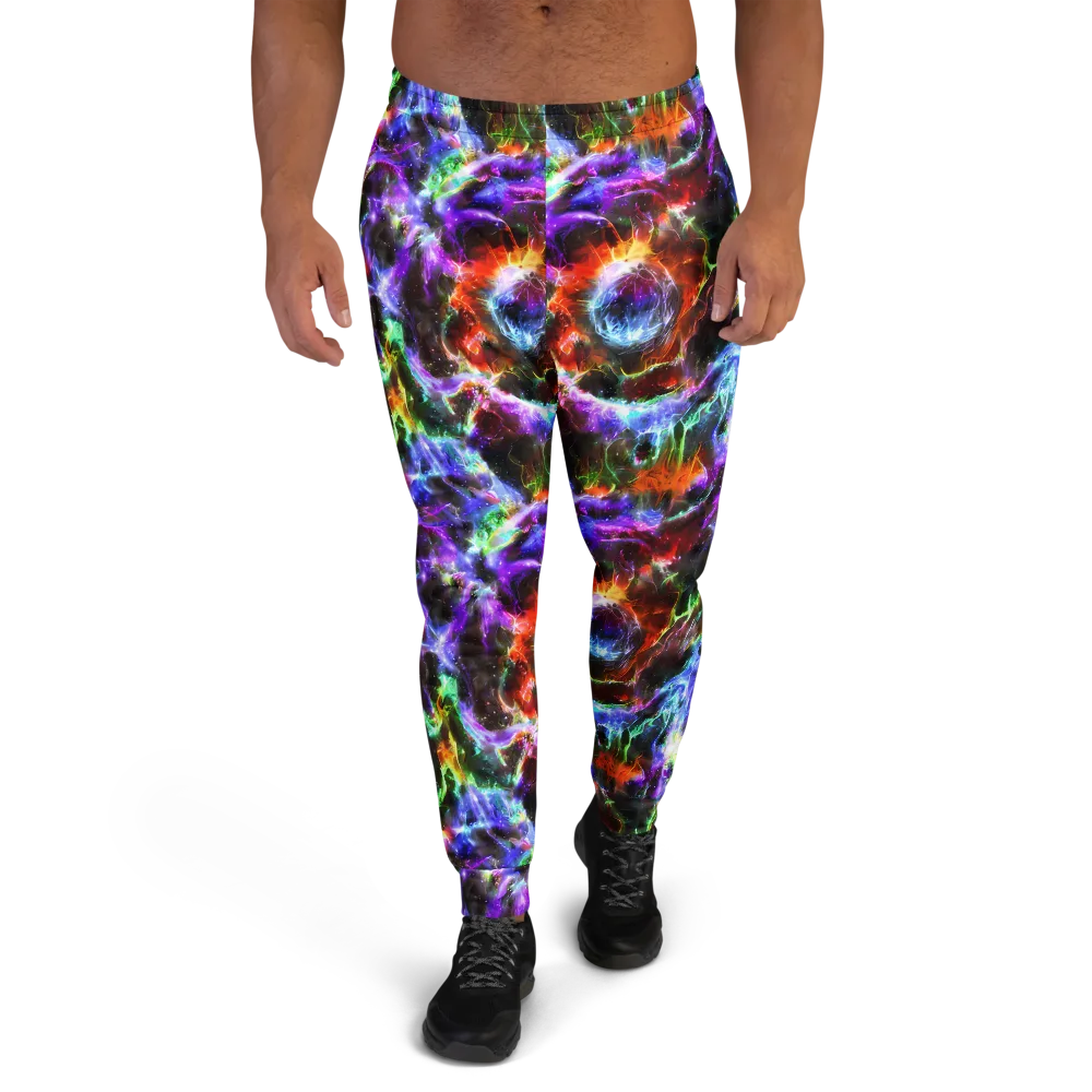 Aurora Inferno on Men's Joggers — Front
