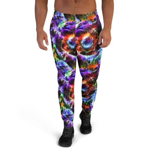 Aurora Inferno on a Men's Joggers