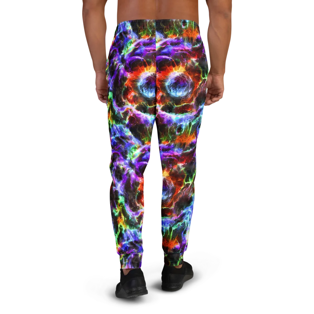 Aurora Inferno on Men's Joggers — Back