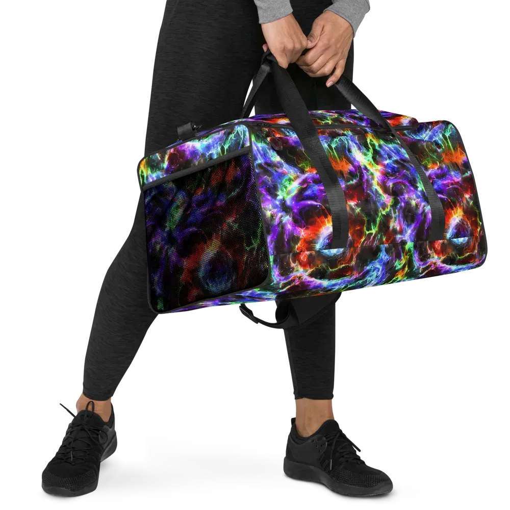 Aurora Inferno on Duffle Bag — Right Front