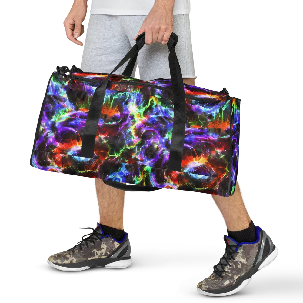 Aurora Inferno on Duffle Bag — Front