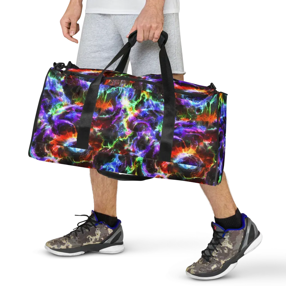 Aurora Inferno on Duffle Bag — Front