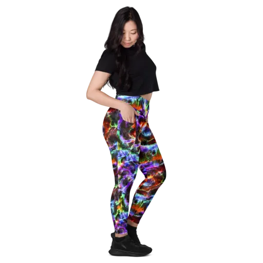 Aurora Inferno on a Leggings with Pockets